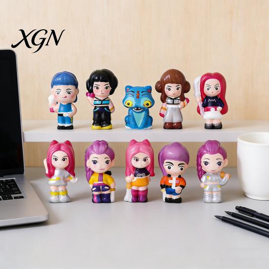 Langsam Rückprallender Knetball Anime Langsam Aufgehende Figur Weiches Fidget mit Niedlichem Beruhigendem Schreibtisch Charakter Design Tragbares Stressabbau Dekompressions Gadget
