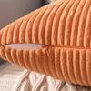 Supersoft Corduroy Cushion Cover Solid Striped Throw Pillow Covers Decorative Pillow Case for Sofa Bed Living Room Decoration