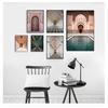 Poster Architettura Famosa Mondo Immagini Artistiche Stampate Soggiorno Pittura su Tela Arredamento Casa Moderno Nordico Marocco Porta Vintage