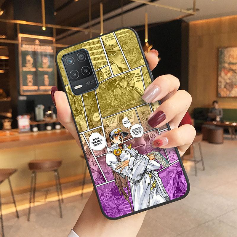JoJo Bizarre Adventure Phone Case for OPPO Realme GT 2 Pro X2 Pro XT C25S 8 7 6 Pro 6i GT Master C3 C21 C21Y C11 X3 SuperZoom