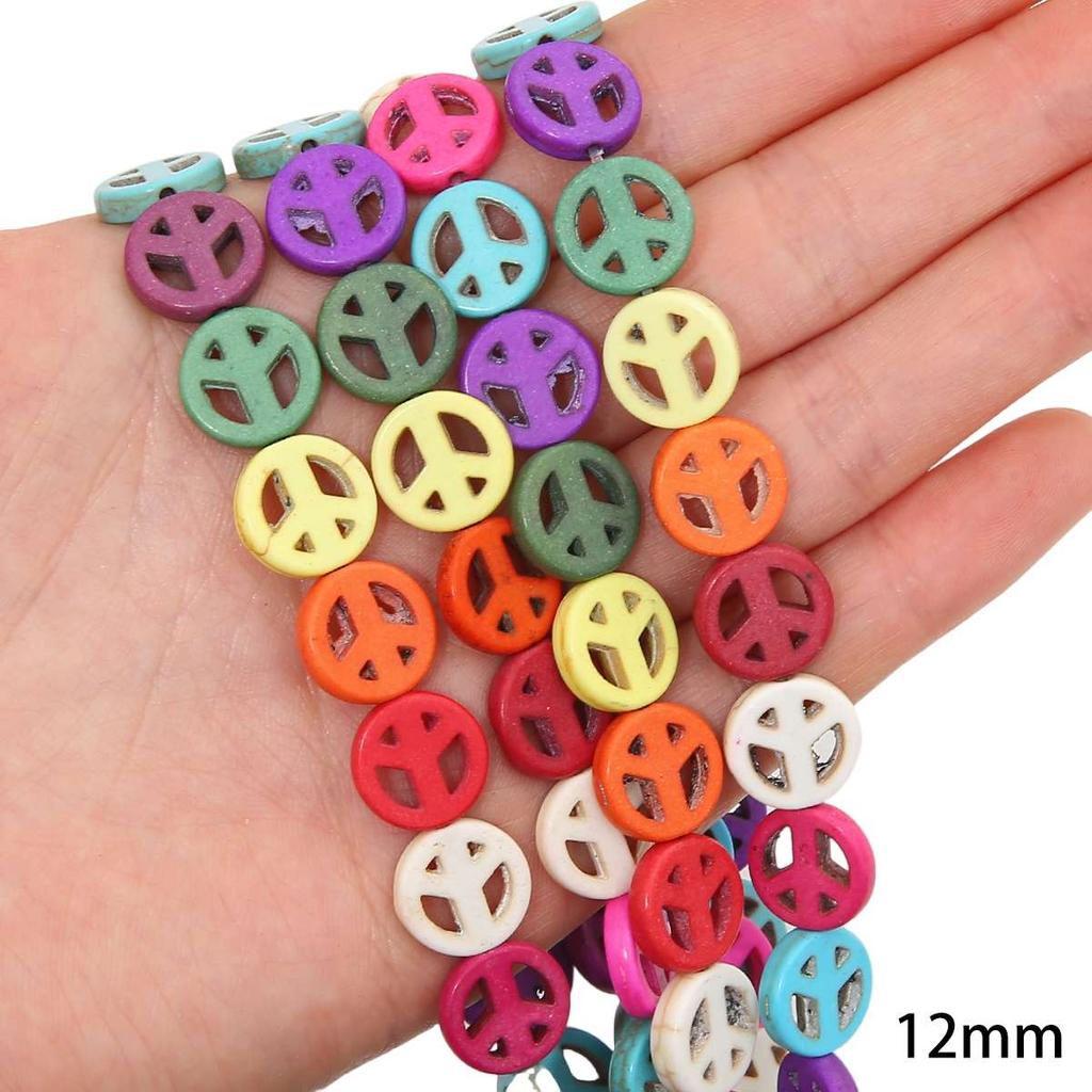 Synthetic Colour Turquoise Various Shapes of Colour Beads For Handmade Bracelet Necklace Keychain DIY Craft Jewelry Making Accessories