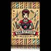 Vintage Barber Shop Metal Sign 8x12 Wall Decor Retro Salon Illustration