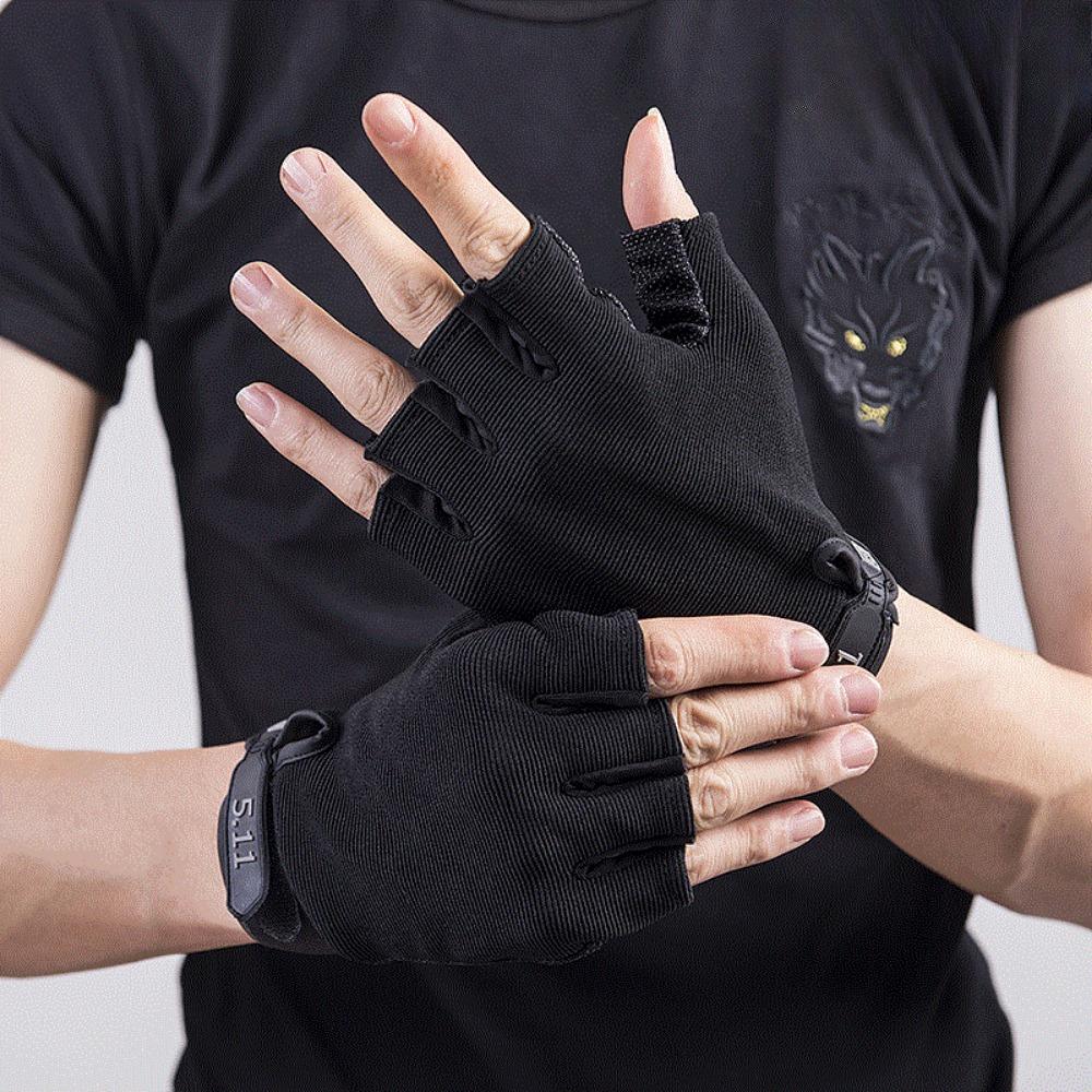 

Half finger men s thin gloves XL зелений