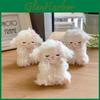 Porte-clés Peluche Mouton Avec Rembourrage Doux en Coton PP Pour Enfants et Adolescents