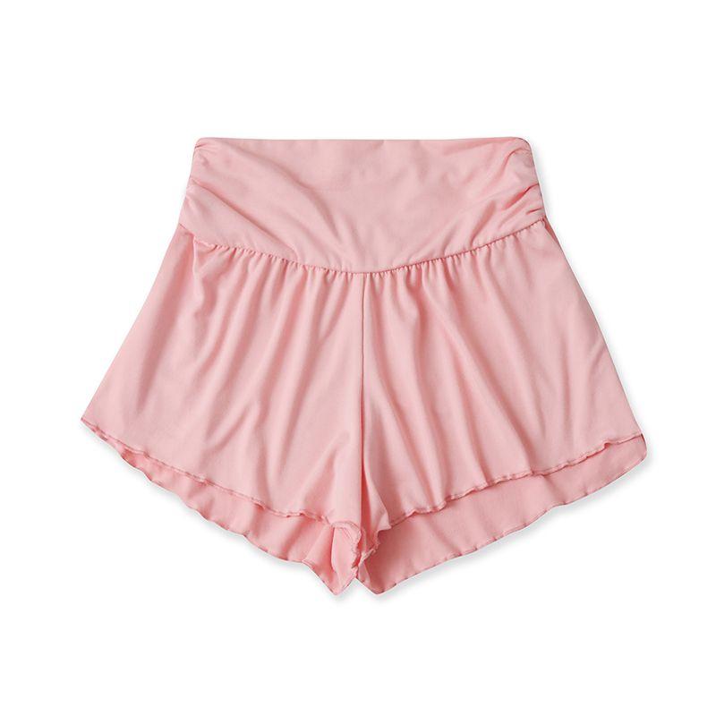 

Женский модный костюм с открытыми плечами, больших размеров, с эластичной талией Orange powder (shorts) B- 15-19-1 2X