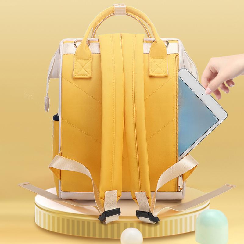 Stylish Mother Diaper Bag Backpack Waterproof Oxford Travel Bag with Multi-compartments