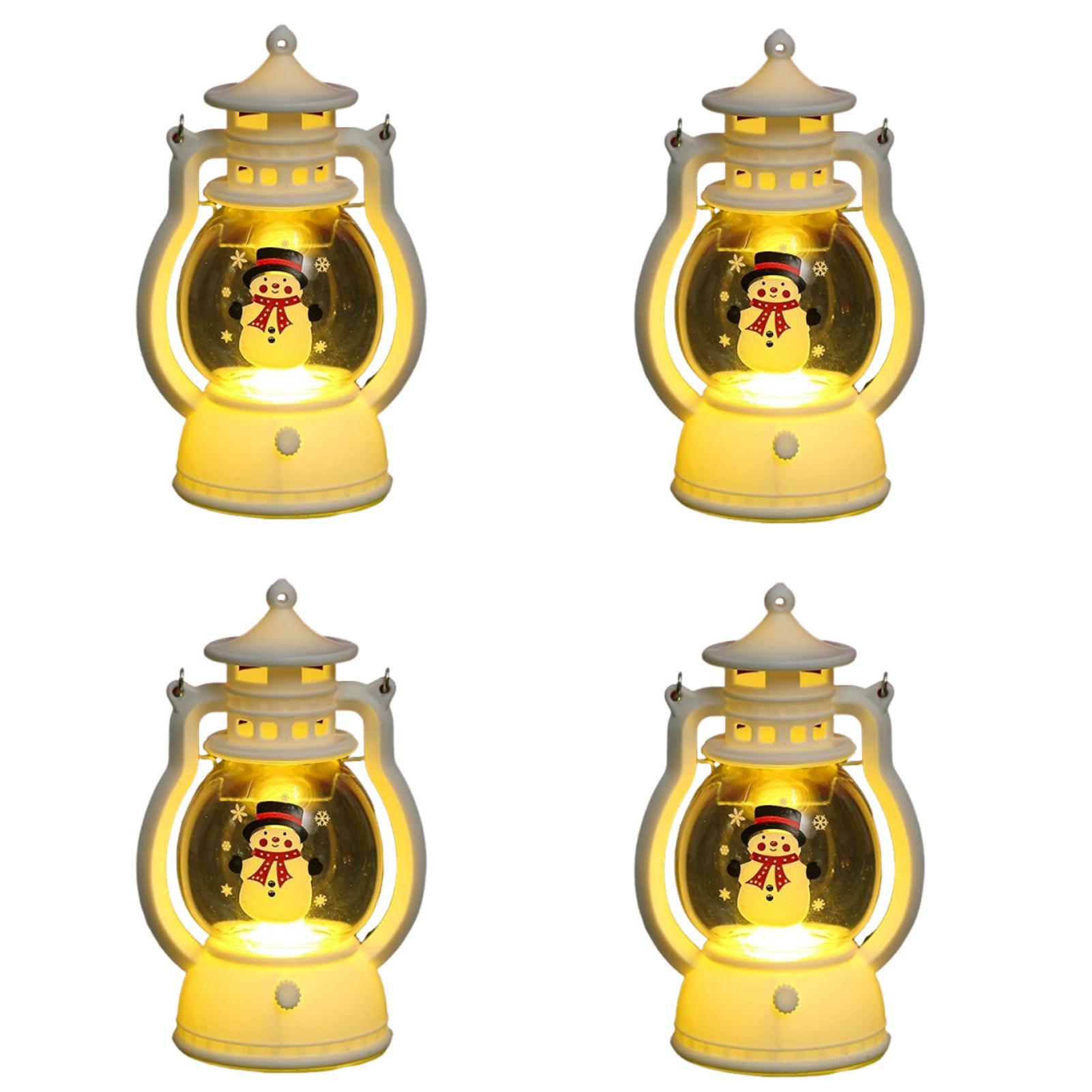 

2026 Christmas Ornaments with Battery LED Lantern Light Santa Claus Merry Christmas Decorations for Home Xmas Navidad Noel Gift