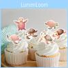 Turtle Theme Birthday Cake Decorations With Diy Paper Toppers For Party Celebrations