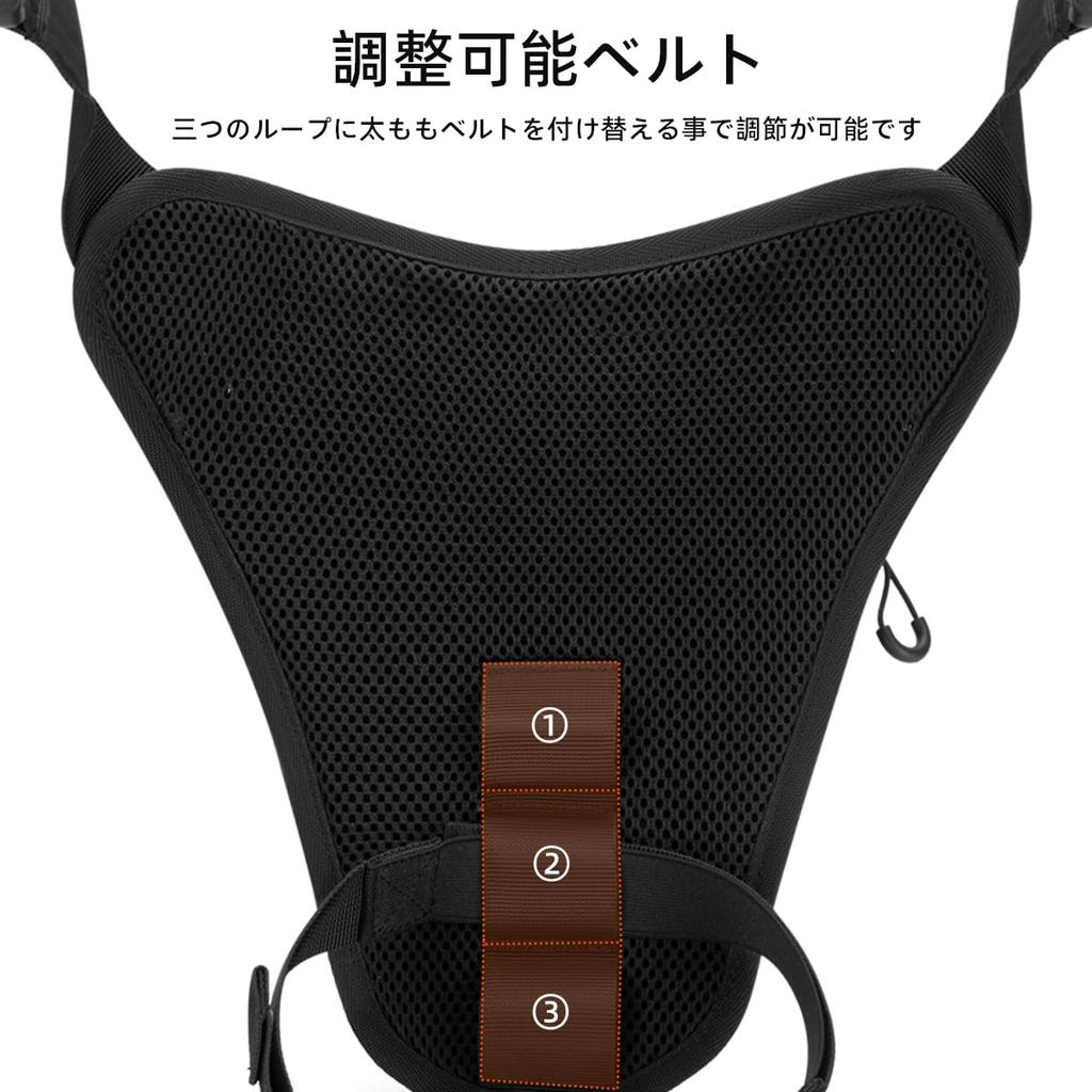 Rockbros Leg Bag Leg Pouch for Motorcycles Waterproof Abrasion Resistant Multifunctional Adjustable Size Lightweight Night Reflective Holster Bag