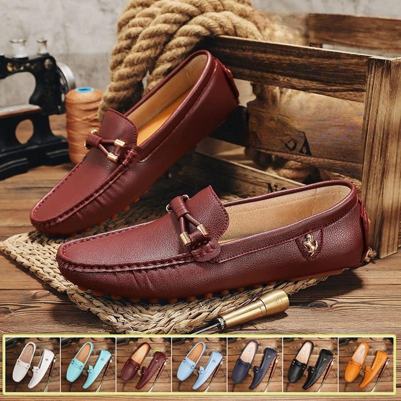 High Quality Men's Shoes Fashion Genuine leather shoes for men Comfort Driving Shoes Loafers Light Casual Shoe zapatos de hombre