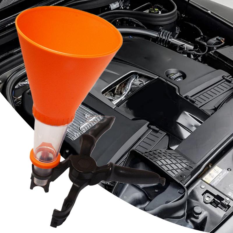 Automotive Funnel Anti-Spill Car Oil Funnel Auto Maintenance Tools For Transmission Radiator Fluid Motor Coolant Engine Oil