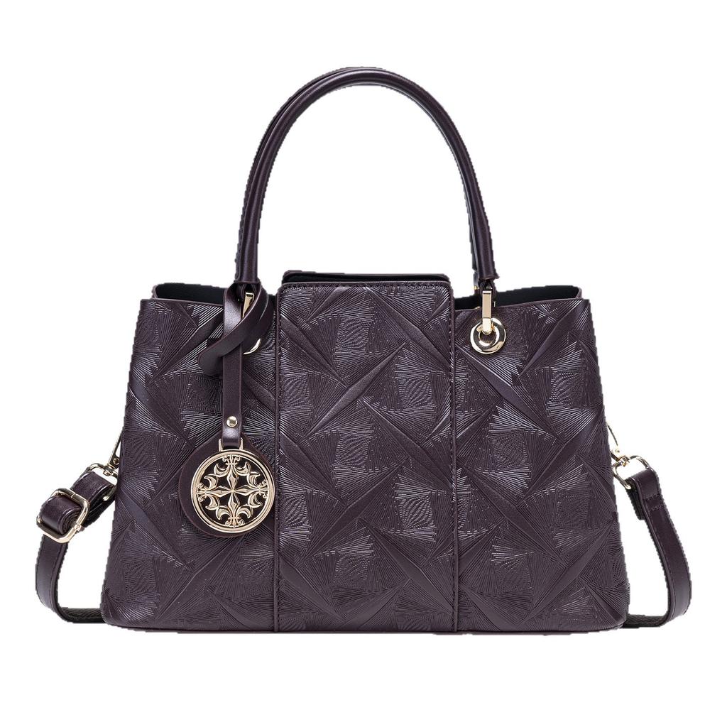 Handbag Women'S Large Capacity Mom Bag Chaozhong Women'S Mother-In-Law Bag Crossbody Bag Light Color Commuter Bag