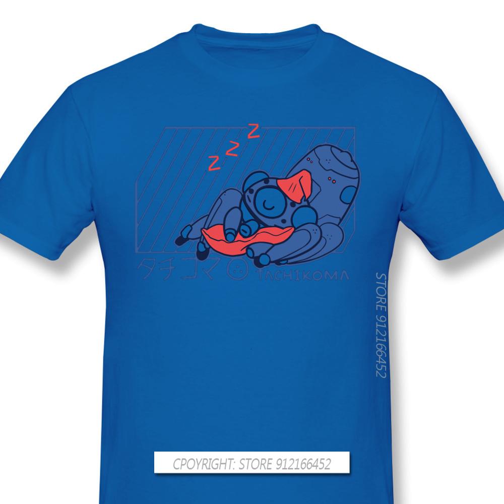 Customization Clothes Ghost In The Shell Technology Ai Anime T-Shirts TACHIKOMA Fashion For Men