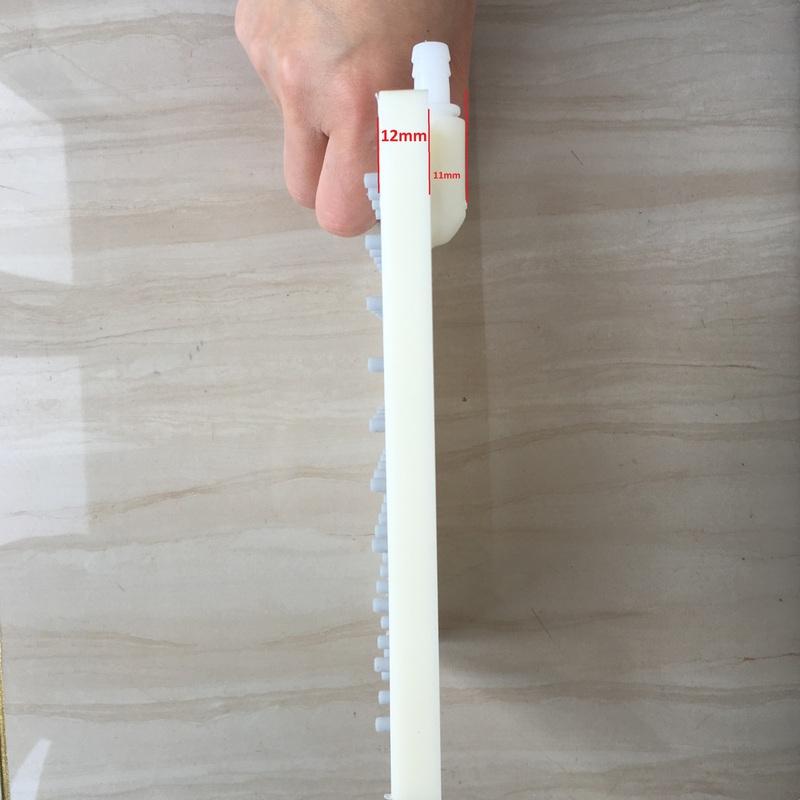 MTTUZK ABS Rectangular 140*178mm Shower intubation type interface Shower head 6 X 10 holes Top Spray Shower Head Accessorie
