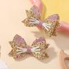 2Pcs/set Cute Gold Cat Hair Clips Glitter Cat Ear Hairpin for Baby Girl Cartoon Animals Barrettes Headwear Hair Accessories
