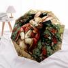 1pc Easter Bunny Automatic Folding Umbrella, Lightweight Retractable Compact Travel Umbrella, 8-Rib Sturdy Frame126