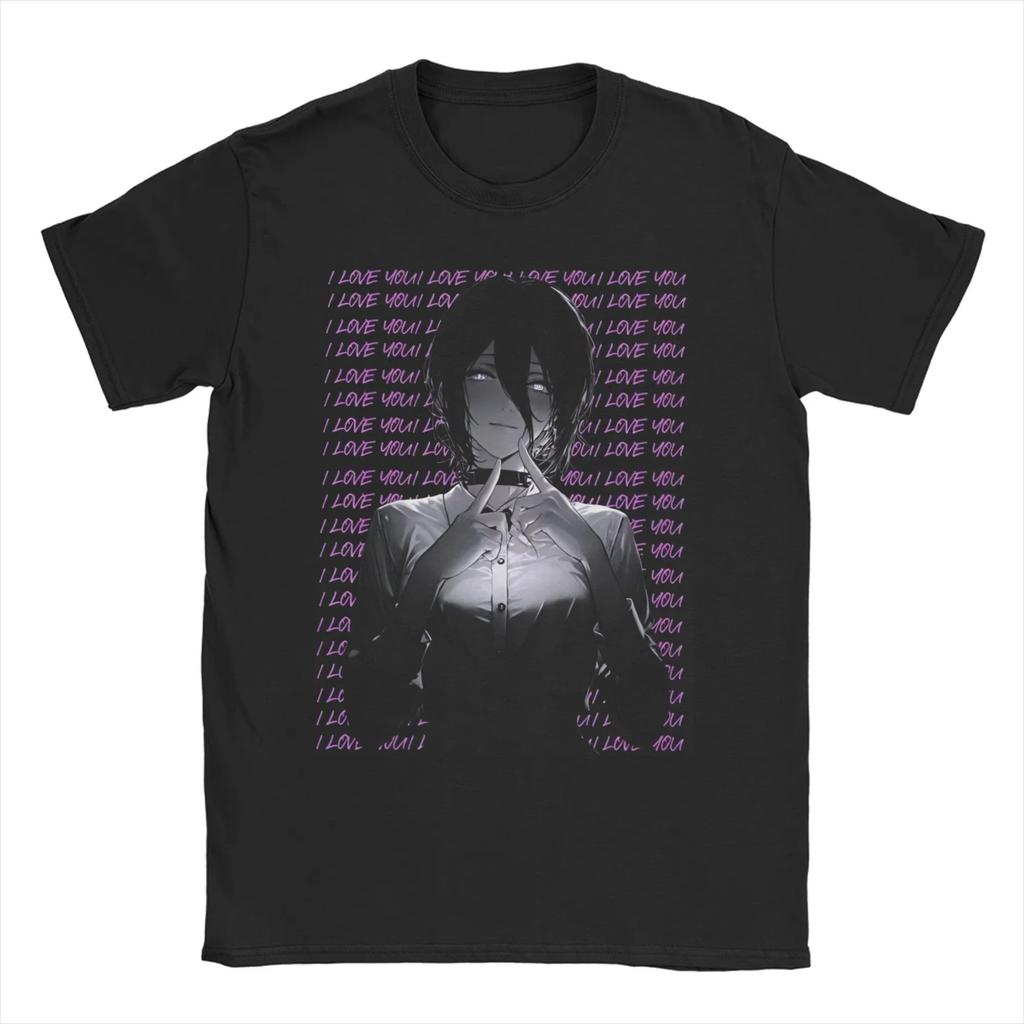 2026 Heißer Verkauf Sommer Männer Frauen Kettensägenmann Reze T-Shirts Anime Bomben Teufel Baumwollkleidung Lässig Kurzarm Rundhals Große Größe T-Shirt