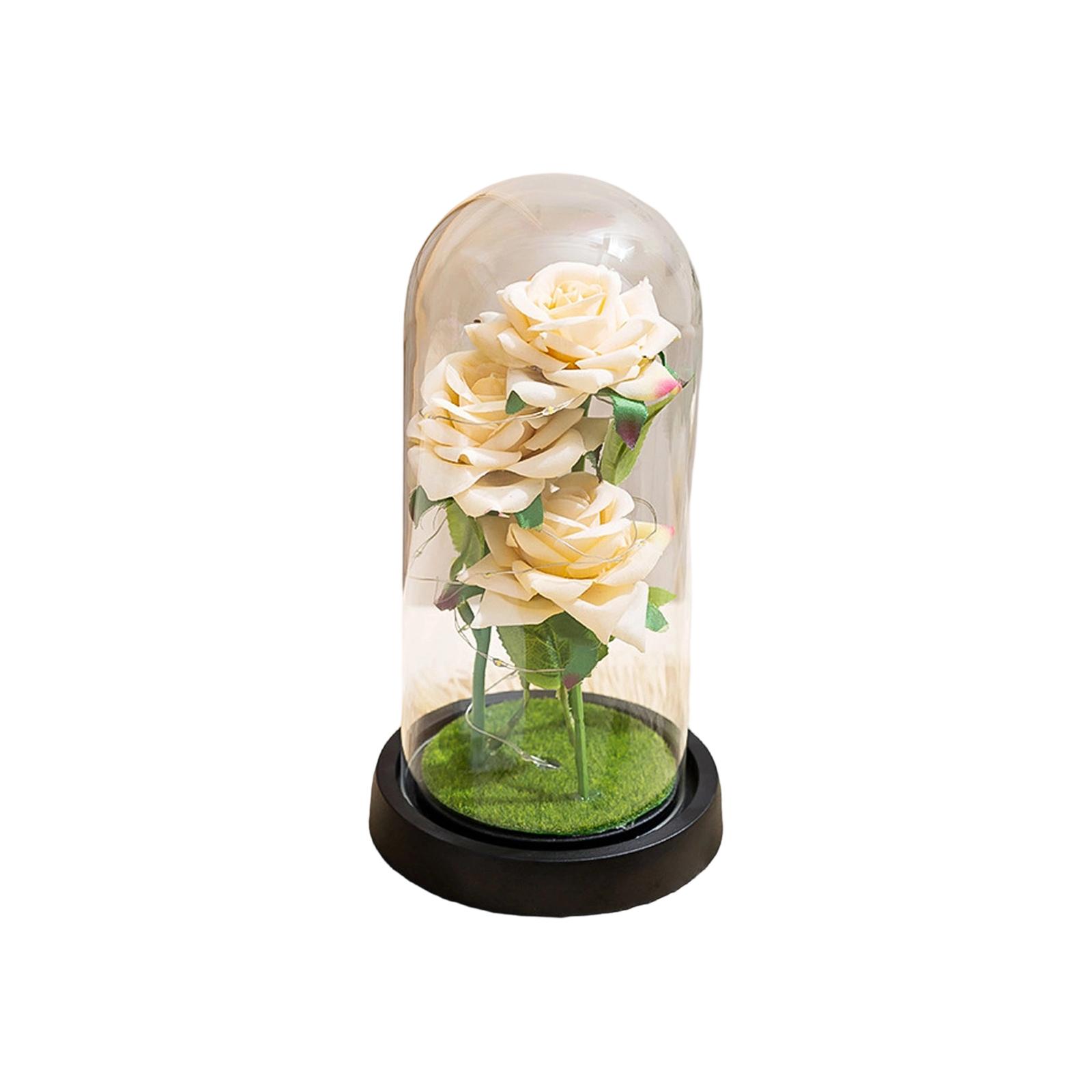 

Artificial Rose, Preserved Flower Night Light, Valentine s Day/Mother s Day Gift. One Size