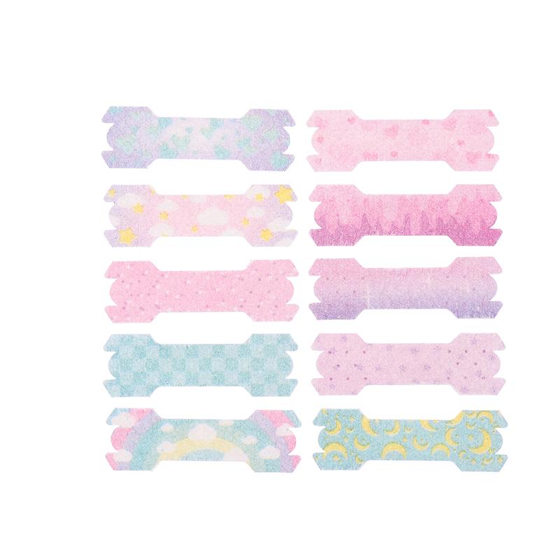 10Pcs Kids Anti-Snore Nose Strips Colorful Breathing Aid For Boys & Girls Hypoallergenic Nasal Tape Fun Animal Prints For Better