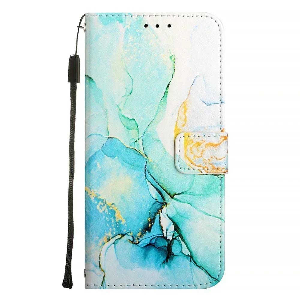 Cute Painted Leather Flip Case on For OnePlus 13 13R 12 12R 11 11R 1+ Nord CE 4 Lite N30 SE CE4 Strap Shockproof Wallet Cover