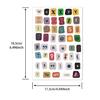 4 Sheets of 200 Alphabet, Number & Symbol Stickers for Planners & Diaries