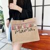 Bag Women's 2025 New Large Capacity Women's Handbag Fashion Linen Su Printed Tote Bag