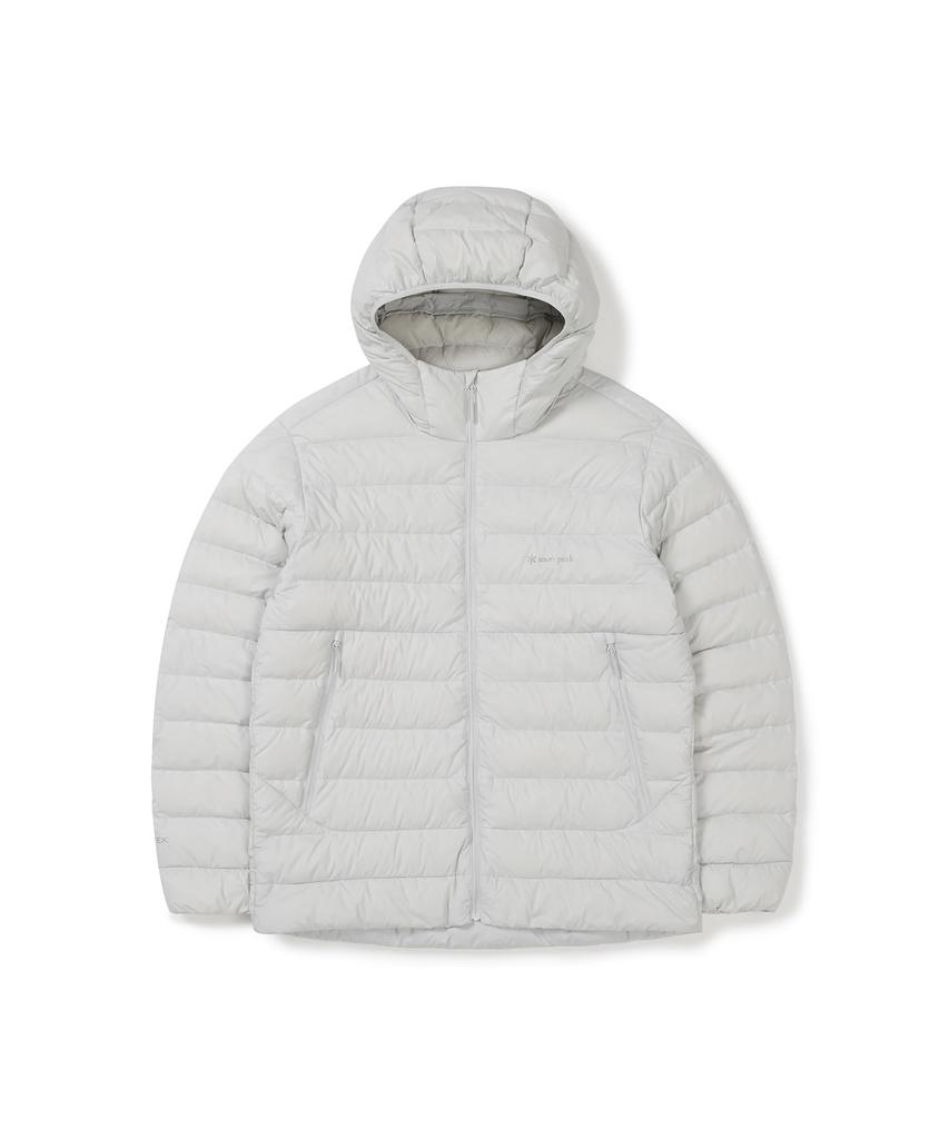 Snow Peak Pertex Lightweight Down Jacket Down Light and GS-S25WMPDJ12, Outerwear, Filled, Grey, XL, Men's Women's