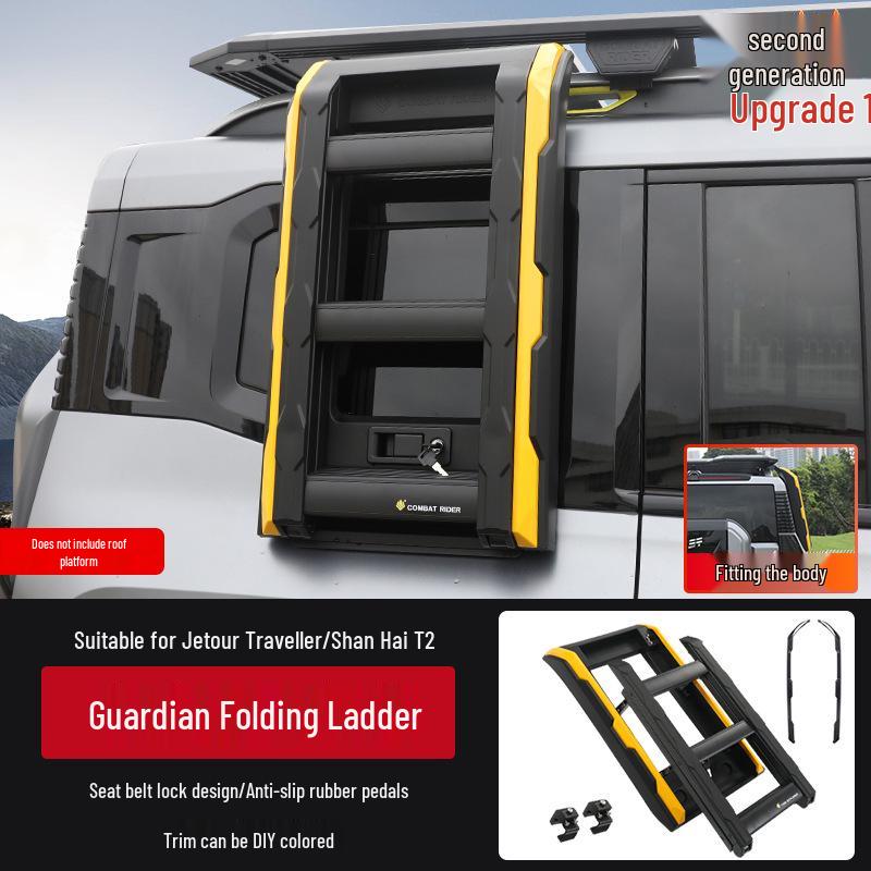 Jetour Traveler ShanHai T2 Roof Rack & Off-road Folding Ladder Platform Tent
