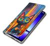 Etui Typu Portfel Do Honor Magic7 Lite - Pokrowiec Bluemoon Nadruk + Szkło 9H