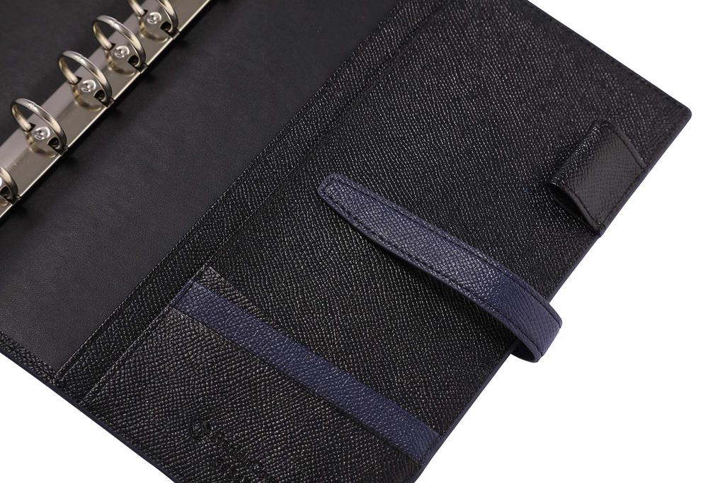 Franklin Planner Color Noblesse III Binder, Classic, 20mm, Navy, 64347