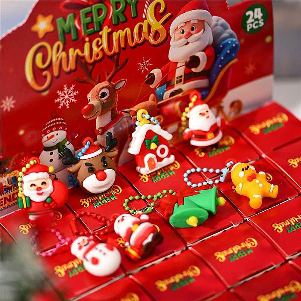 Christmas Advent Calendar Presents Gift Box Decorations  New Gifts Figurine Things For Diy Christmas Calendar Funny Gifts