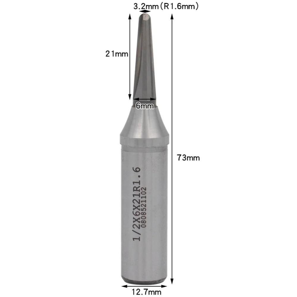 Metal Woodworking Milling Cutter Silver High-Precision TCT Grooving Cutter Arc-shaped Slotter V-Shaped Tool