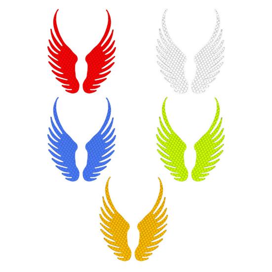 Samolepka na karoserii Praktický vysoký jas Jasná barva Angel Wing Auto Decal Automobilové příslušenství