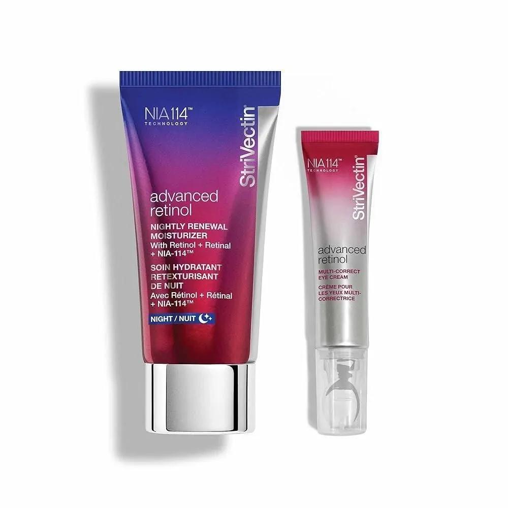 Premium Discovery Kit with StriVectin Retinol Night Moisturizer 28.3g 1oz Multi-Correct Eye Cream 14.2g 0.5