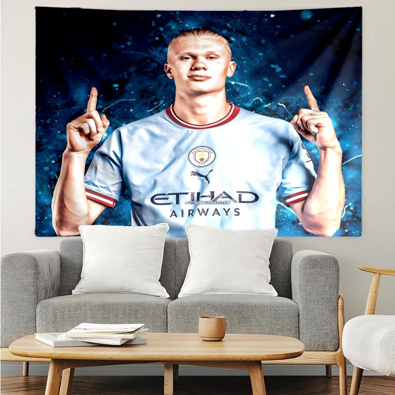 Haaland Tapestry Hanging for Bedroom,Livingroom, Playroom,Decor Art Room Wall Tapestry Holiday and Birthday Gifts