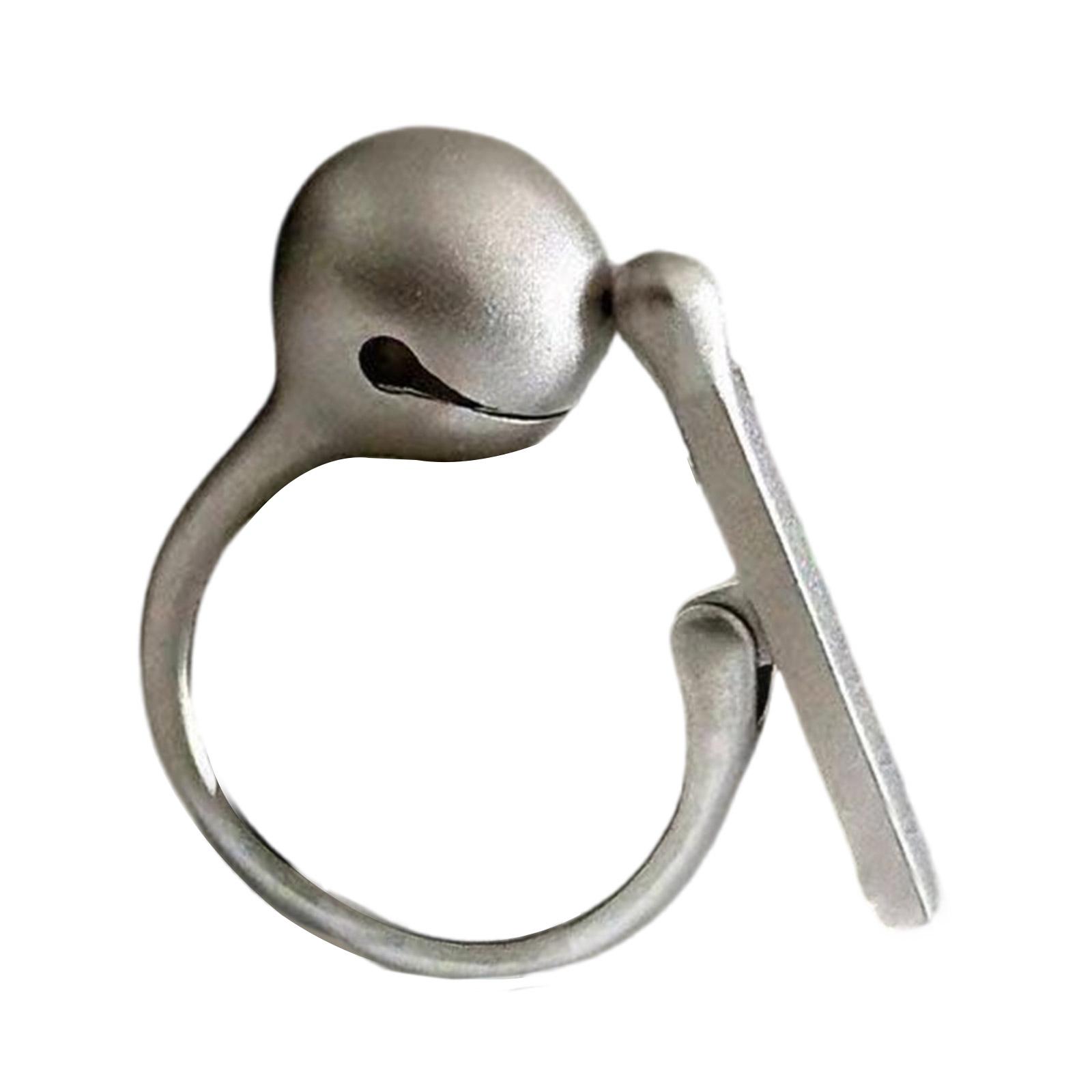 

Уникальный дизайн Muyu Pattern Rings Прочный сплав Удобный аксессуар Портативный для модных мужчин и женщин Повседневное использование 1