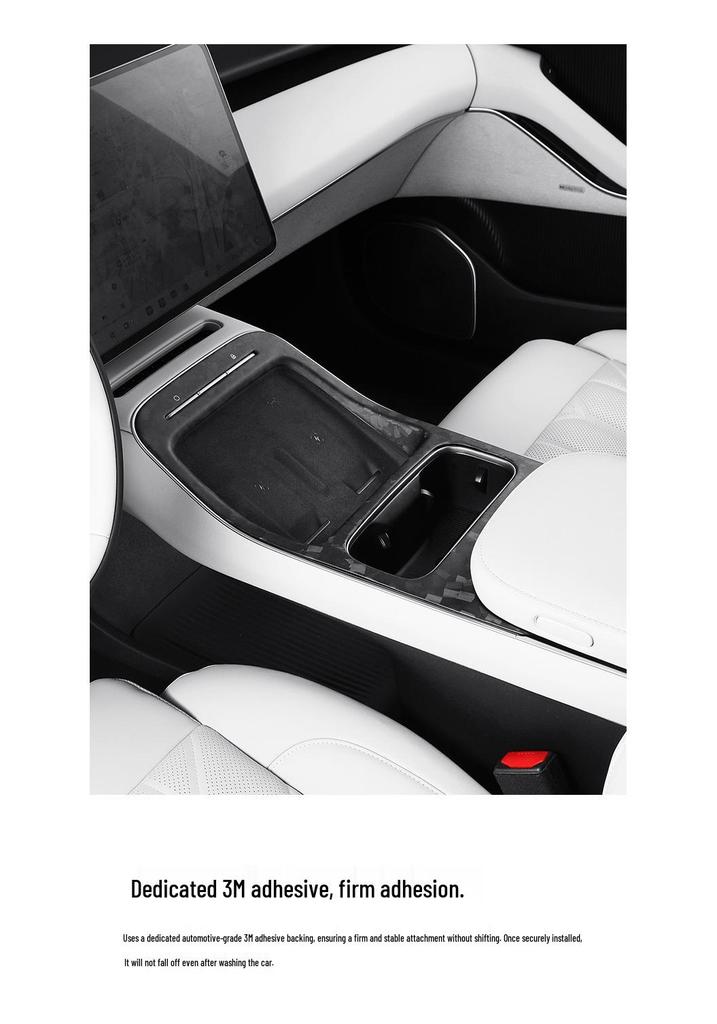 ZIKEER Carbon Fiber Console Panel for NIO ET5T: Real Carbon Interior Accessory