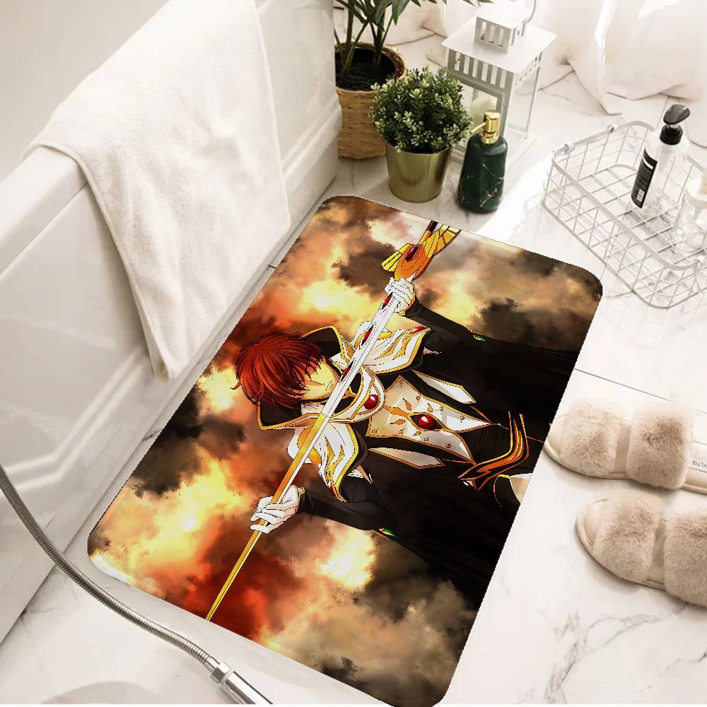 Anime Code Geass Room Mats Cheaper Anti-slip Modern Living Room Balcony Printed Welcome Rug