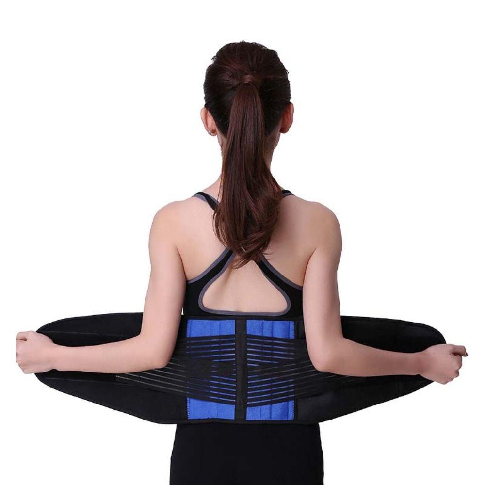 Double Pull Waist Orthopedic Corset Adjustable Waist Trainer Brace  for Women Men