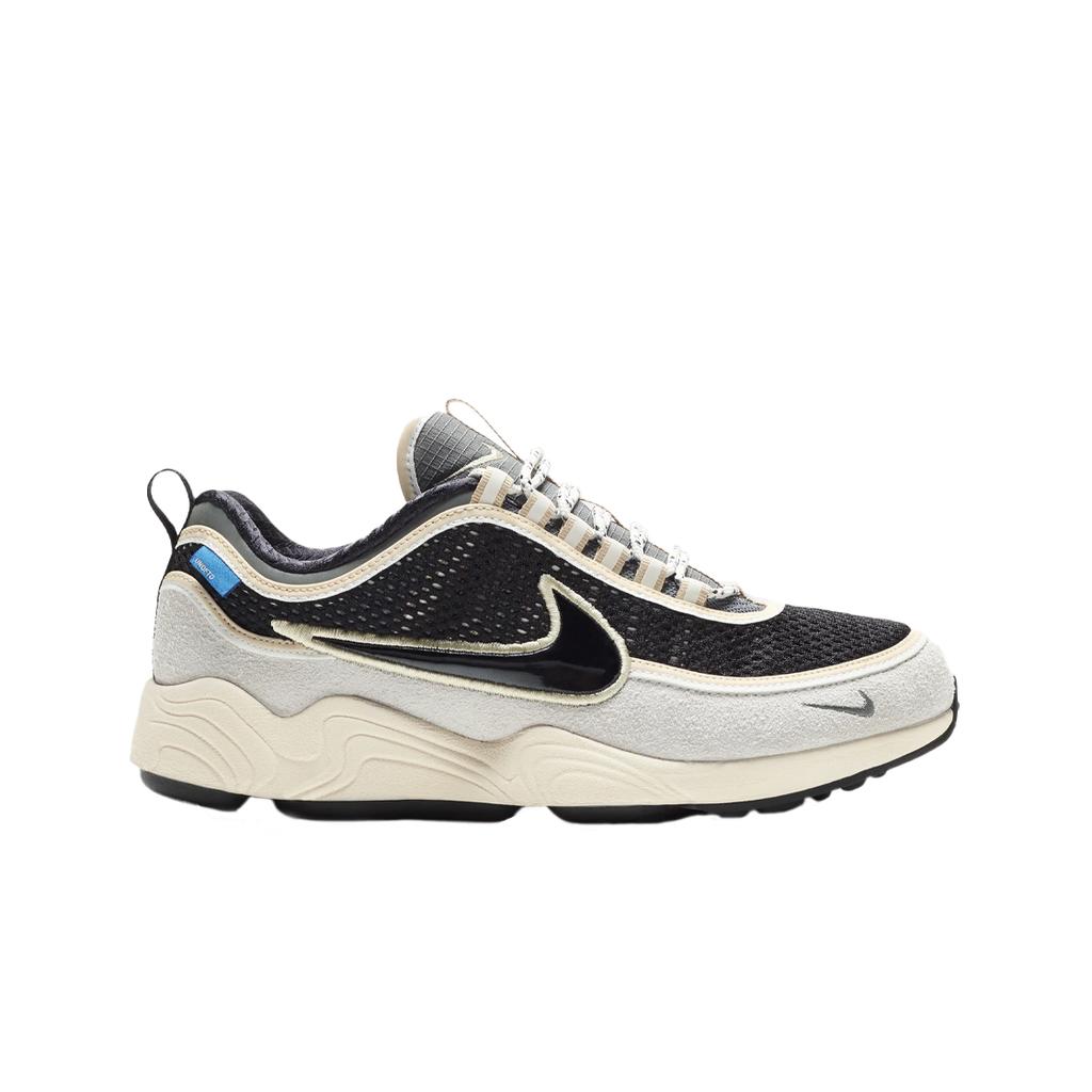 Undefeated x Nike Air Zoom Spiridon SP Phantom Heren Sneakers Zwart Licht-Crème HV4847-001
