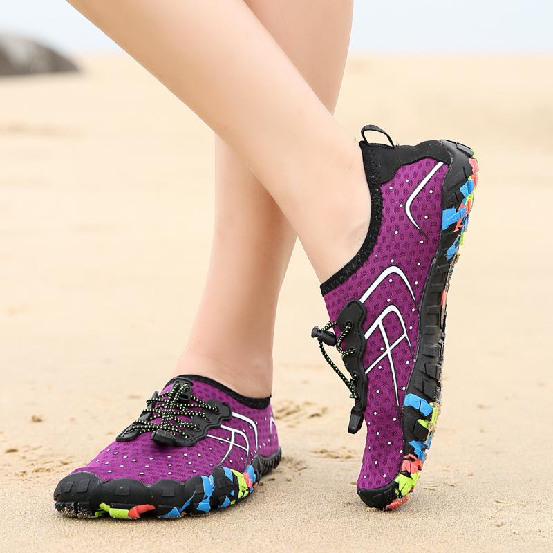 Quick Dry Wading Aqua Shoes Unisex Light Breathable Water Sneakers Non Slip Outdoor Shoes for Swimming Surfing Fishing