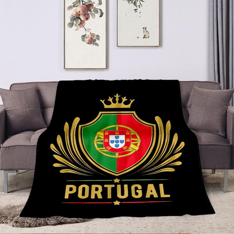 1PC Football pattern blanket, all season lightweight home office outdoor nap multifunctional blanket