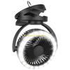 B46E 10000mAh Camping Fan with LED Light Battery Operated Portable Fan with Hanging Hook 720°Rotating&360° Adjustable up&Down