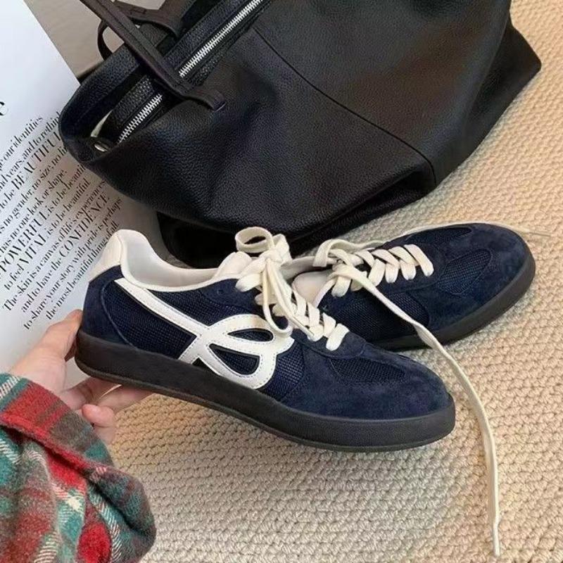 Fashion Ladies Shoes 2024 New Mixed Colors Women's Vulcanize Shoes Autumn Outdoor Walking Women Sneakers Lace Up Ladies Casual Sneakers