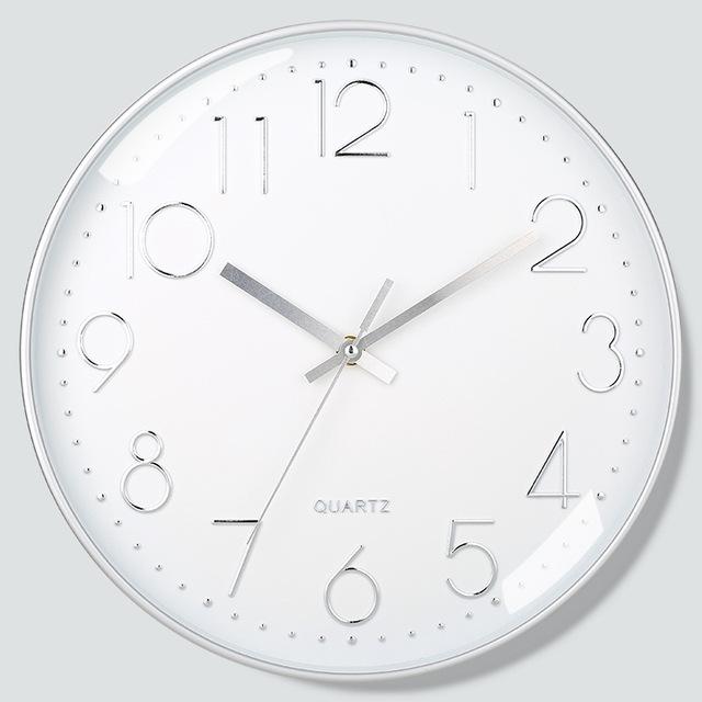 Easy To Read Wall Clock Classic Elegant Modern Silent Quartz Clocks for Living Room Bedroom Office
