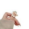French Retro Niche Creative Design Fashion Light Luxury Joint Ring Korean Version Simple Temperament Pearl Open Ring