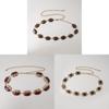 Elegante Catena Metallica per Vita Femminile con Decorazioni di Pietre Preziose per Accessorio Moda Estivo