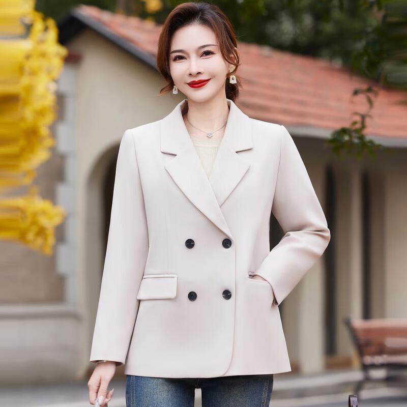 Women's Spring Autumn Short Blazer for Middle-Aged