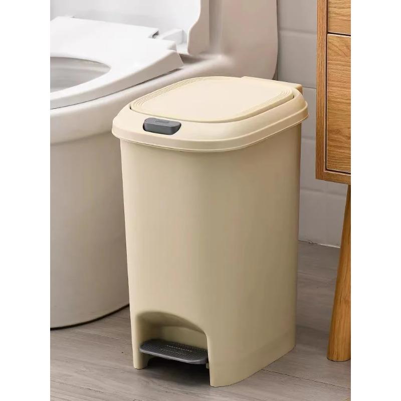 

Большая емкость мусорного ведра с мягким закрывающимся шагом, мусорное ведро, кухонные принадлежности для дома, гостиной, кухни, мусорное ведро