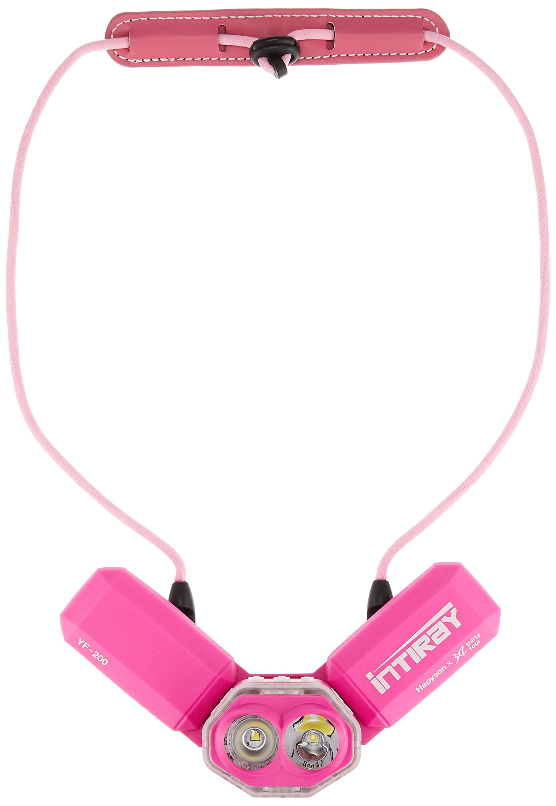 

Нагрудный фонарь Hapyson, красно-розовый, YF-200B-R